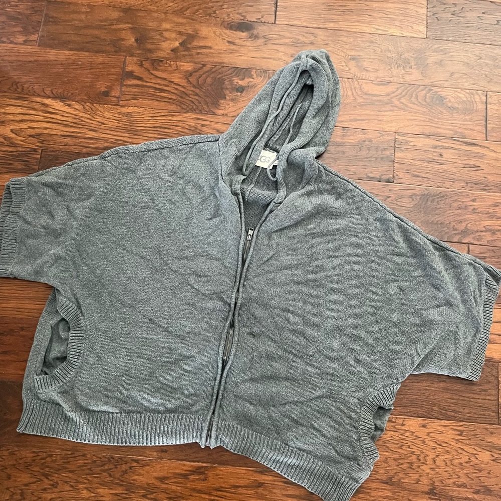 UGG Short-sleeve Zip-up Sweater